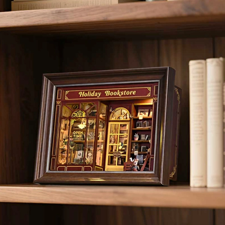 Miniaturowy domek - Wakacyjna księgarnia