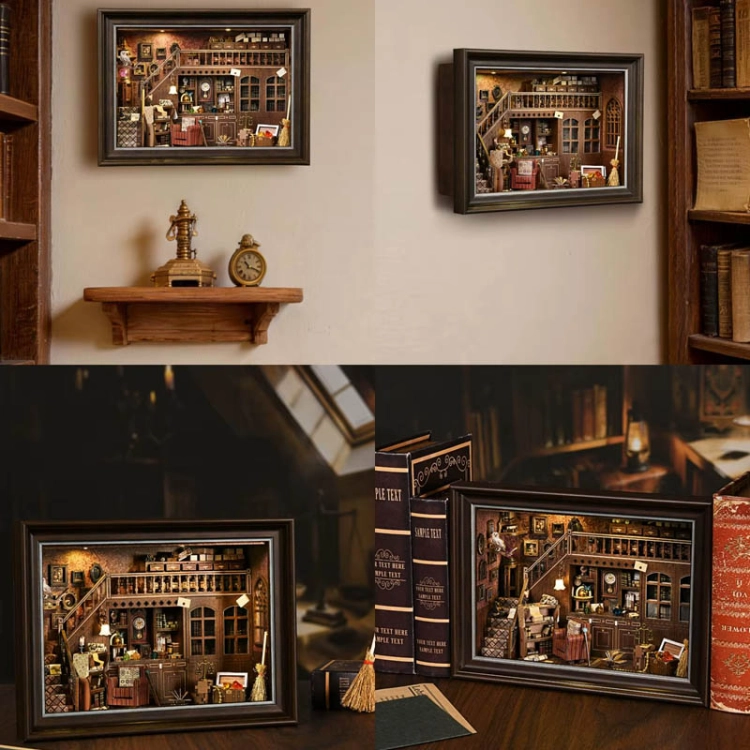 Miniaturowy domek - Pracownia kolekcjonera