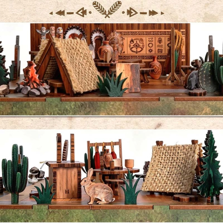 Miniaturowy domek - Dolina Dzikiego Zachodu
