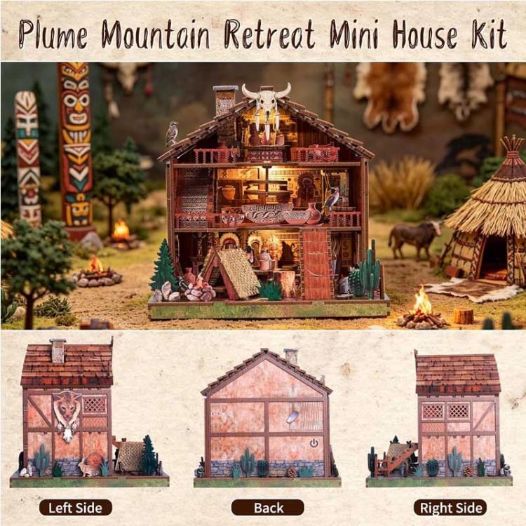 Miniaturowy domek - Dolina Dzikiego Zachodu