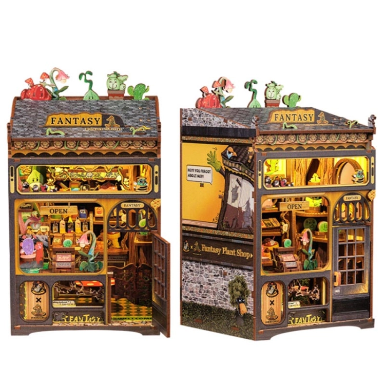 Miniaturowy domek mini Book Nook - Fantastyczne rośliny