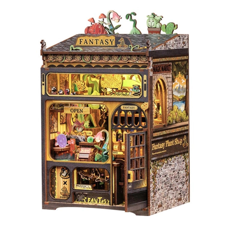 Miniaturowy domek mini Book Nook - Fantastyczne rośliny