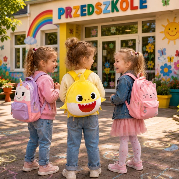 Plecak SUPERCUTE - Baby shark żółty