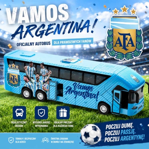 Autobus piłkarski Argentina AFA - model klubowy