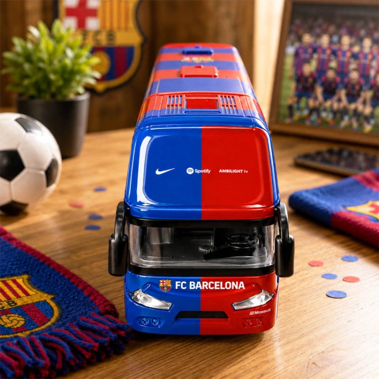 Autobus piłkarski Barcelona FC - model klubowy