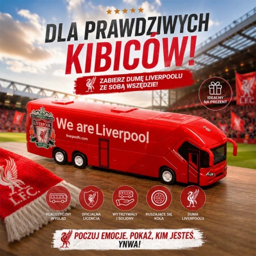 Autobus piłkarski Liverpool FC - model klubowy