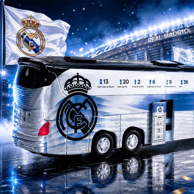 Autobus piłkarski Real Madryt FC - model klubowy