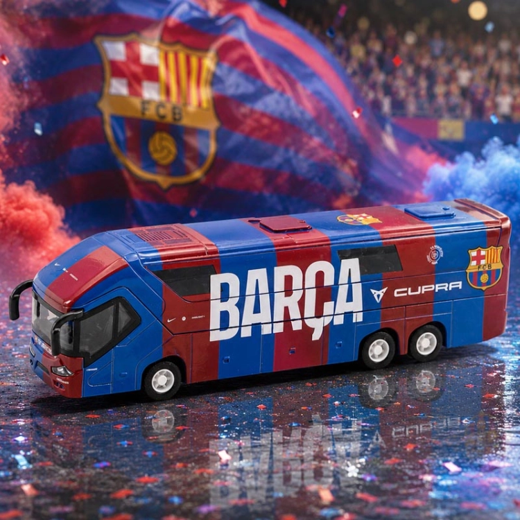 Autobus piłkarski Barcelona FC - model klubowy