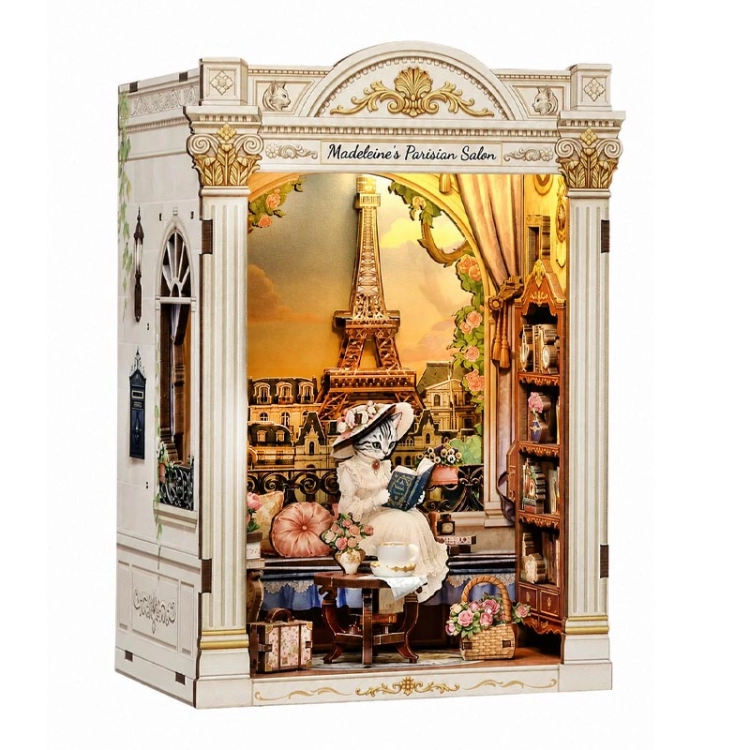 Miniaturowy domek mini Book Nook - Madeleine's Parisian Salon