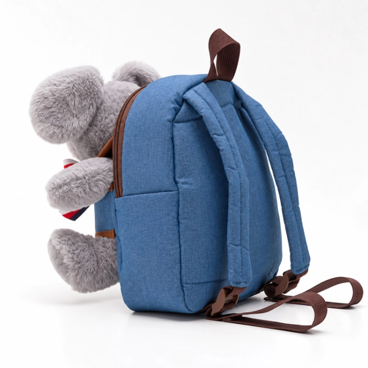 Plecak pluszowy z KRÓLIKIEM Grey Bunny CUTE ANIMALS