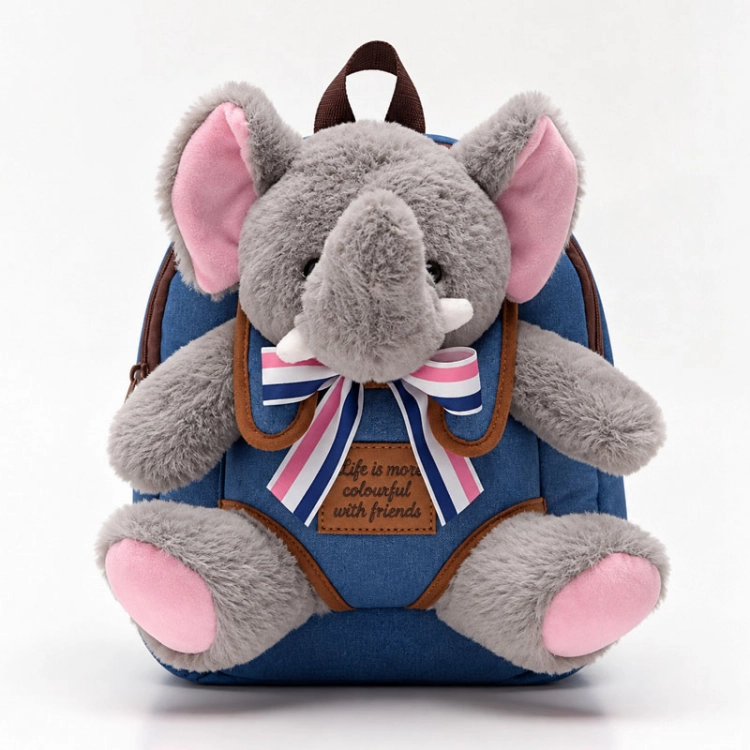 Plecak pluszowy ze słonikiem Elephant puppy CUTE ANIMALS
