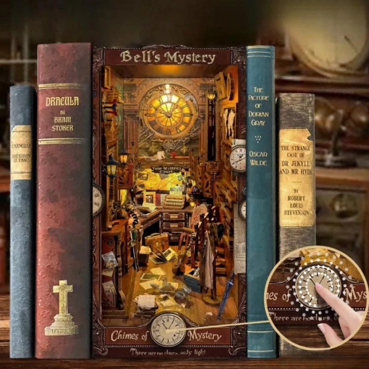 Miniaturowy domek Book Nook - Tajemnice dzwonów