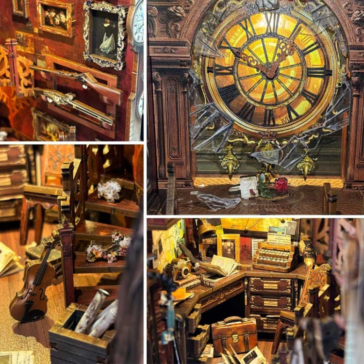 Miniaturowy domek Book Nook - Tajemnice dzwonów
