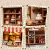 Miniaturowy domek Book Nook - Chatka z piernika