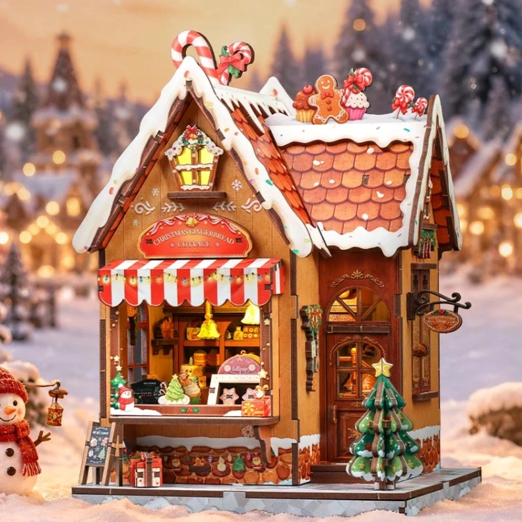 Miniaturowy domek Book Nook - Chatka z piernika