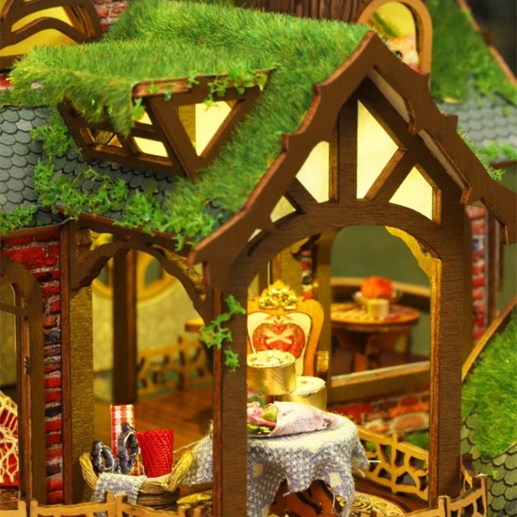 Miniaturowy domek - Szmaragdowy pałacyk
