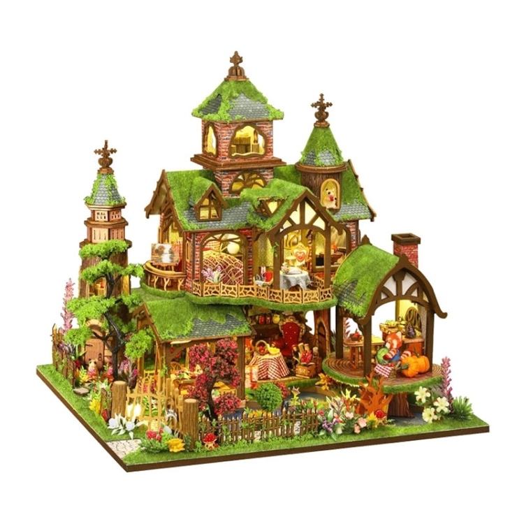 Miniaturowy domek - Szmaragdowy pałacyk