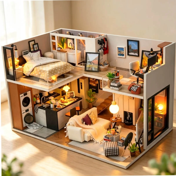 Miniaturowy domek - Mój level up
