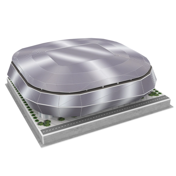 Stadion piłkarski Real Madryt FC - BERNABEU - Puzzle 3D 104 elementy