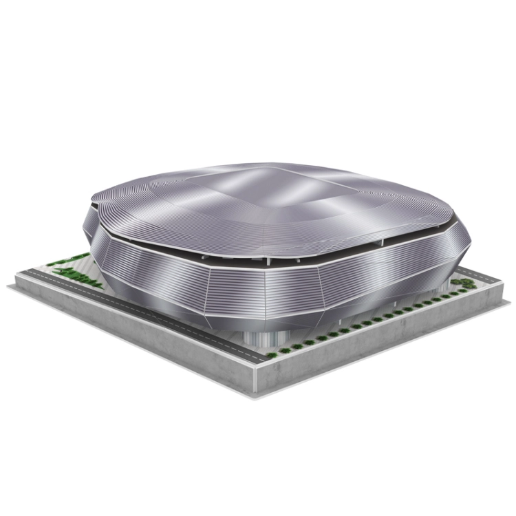 Stadion piłkarski Real Madryt FC - BERNABEU - Puzzle 3D 104 elementy
