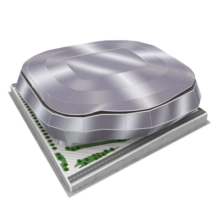Stadion piłkarski Real Madryt FC - BERNABEU - Puzzle 3D 104 elementy