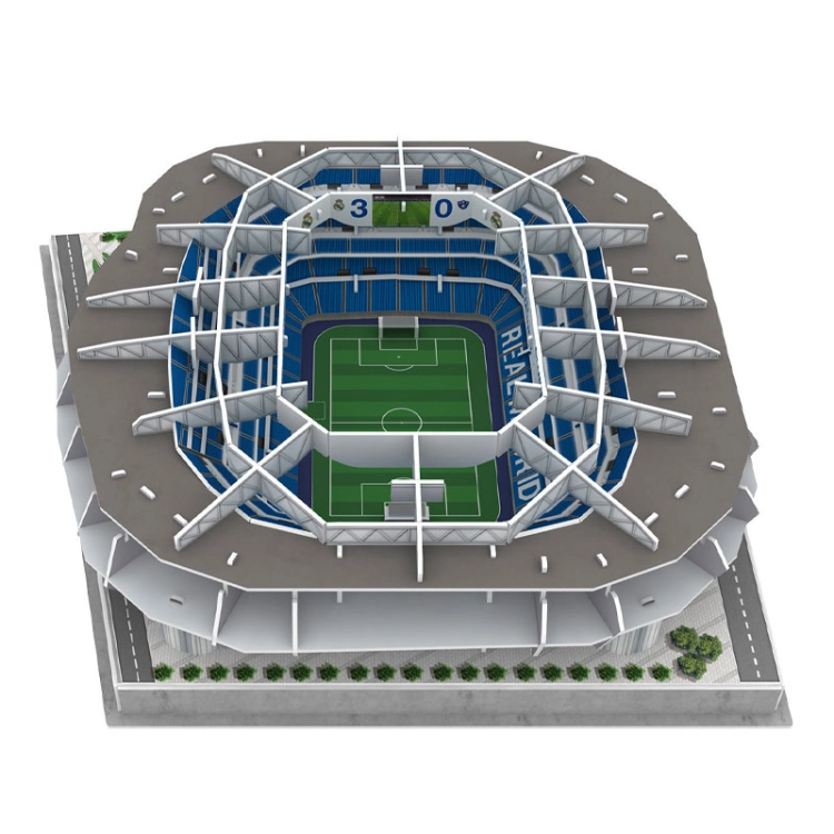 Stadion piłkarski Real Madryt FC - BERNABEU - Puzzle 3D 104 elementy