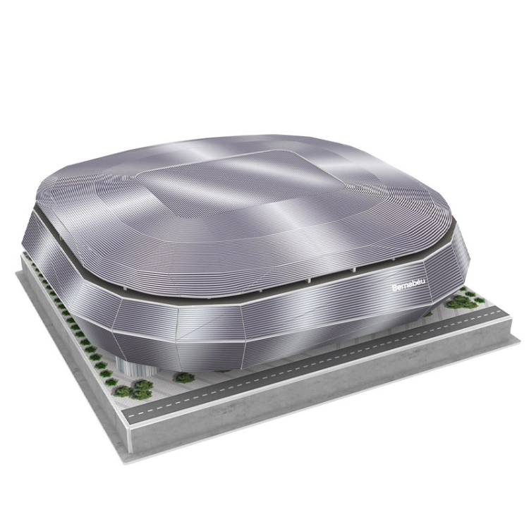 Stadion piłkarski Real Madryt FC - BERNABEU - Puzzle 3D 104 elementy