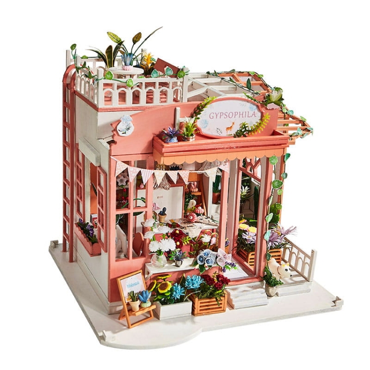 Miniaturowy domek Urocza kwiaciarnia