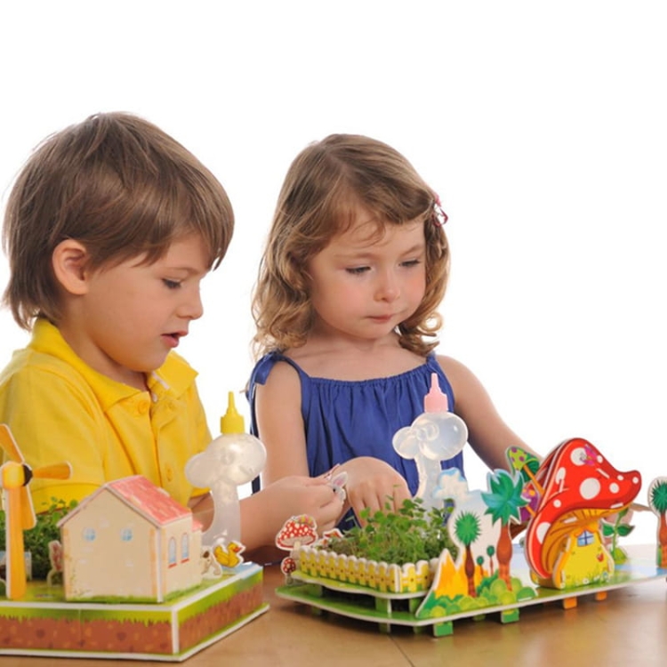 Magiczny ogródek Puzzle 3D