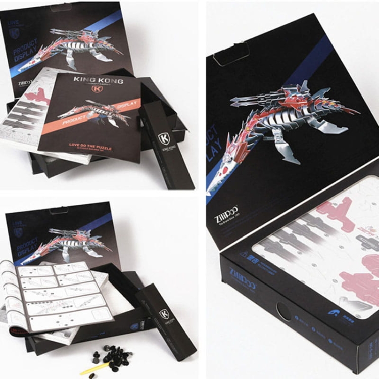 Dinozaur Pliozaur Puzzle 3D