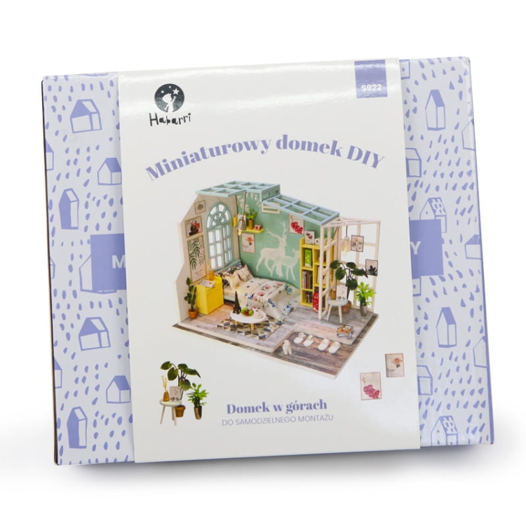 Miniaturowy domek - Domek w górach