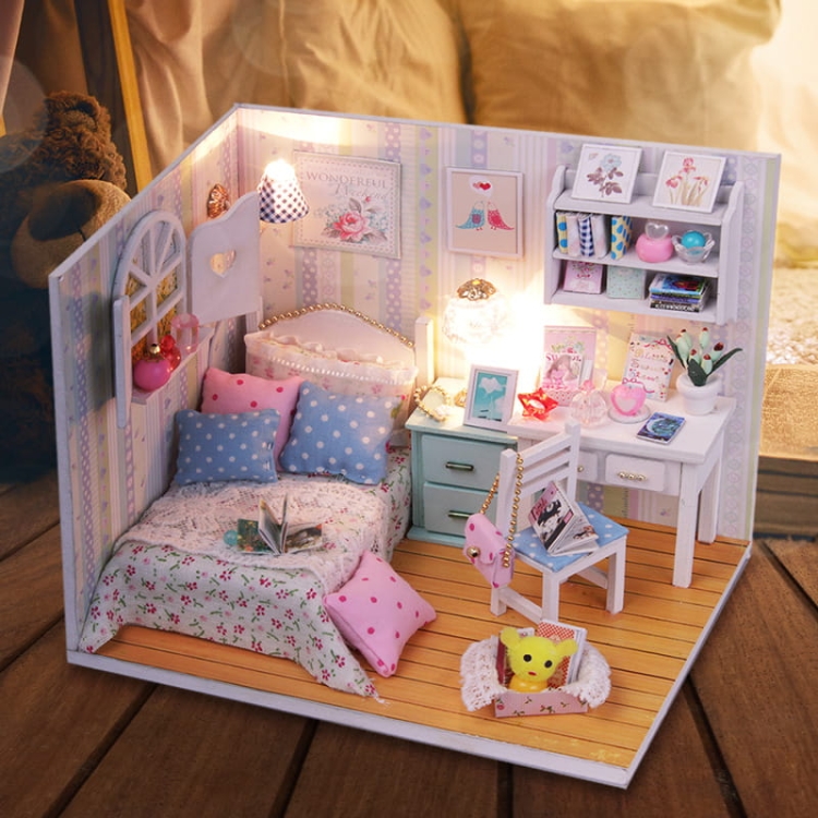 Miniaturowy domek DIY - Pokój Laury*
