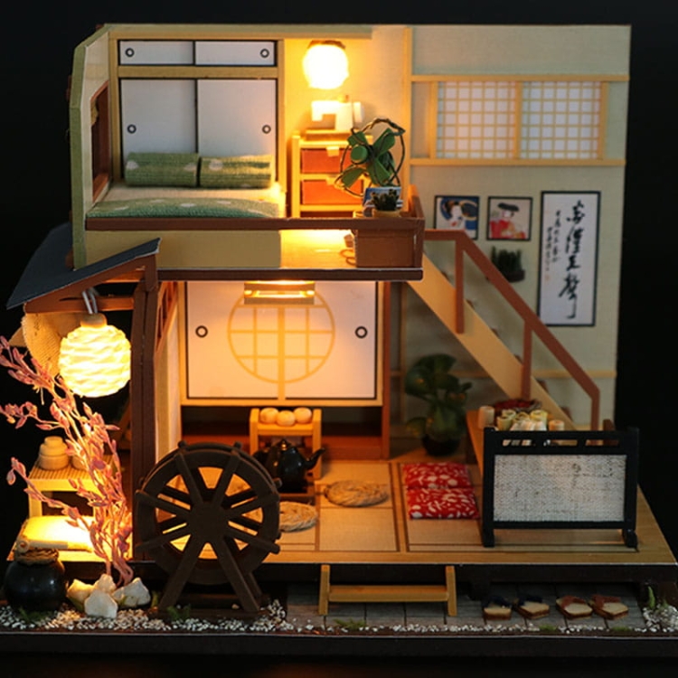 Miniaturowy domek - Matcha na tatami
