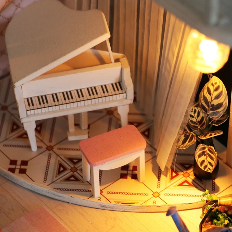 Miniaturowy domek - Różowa melodia Ani