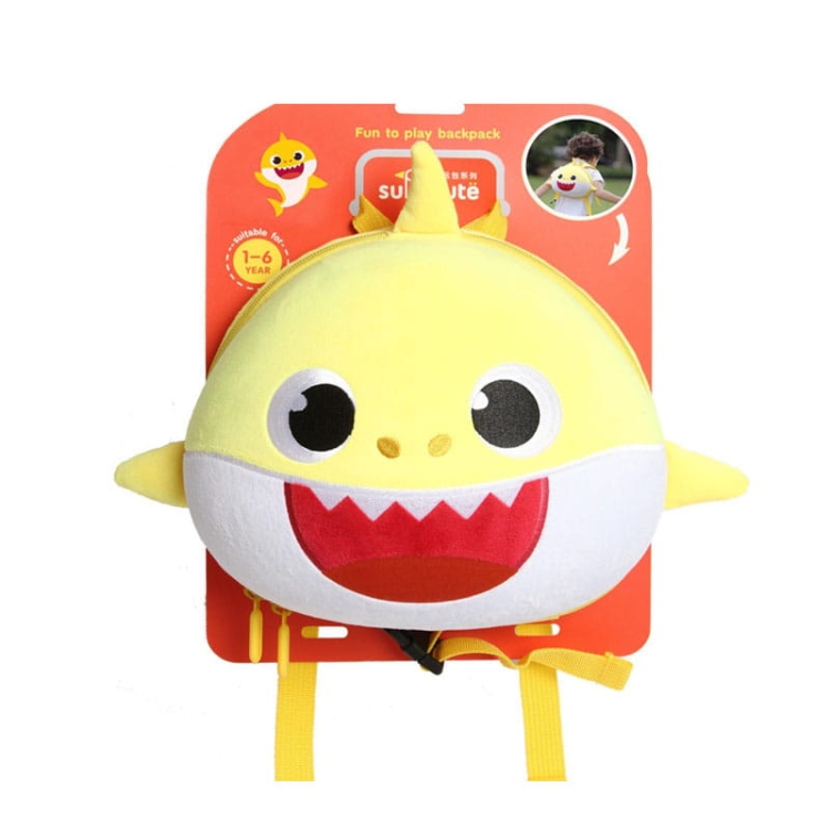 Plecak SUPERCUTE - Baby shark żółty