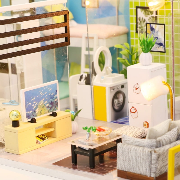 Miniaturowy domek Skandynawskie życie