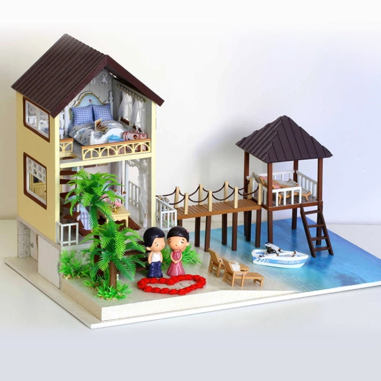 Miniaturowy domek - Willa na Malediwach