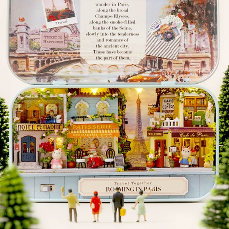 Miniaturowy domek - Zabłądzić w Paryżu
