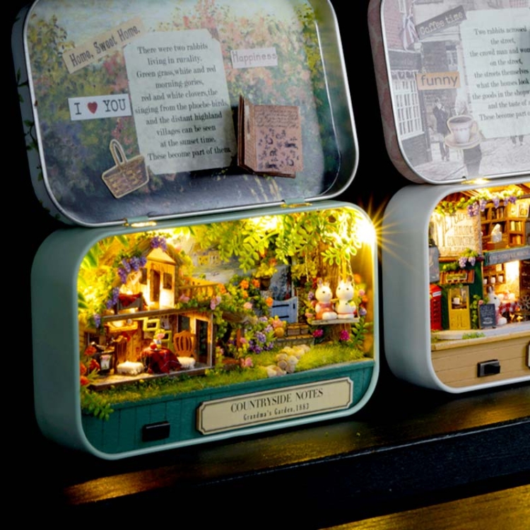 Miniaturowy domek - Sielski zakątek
