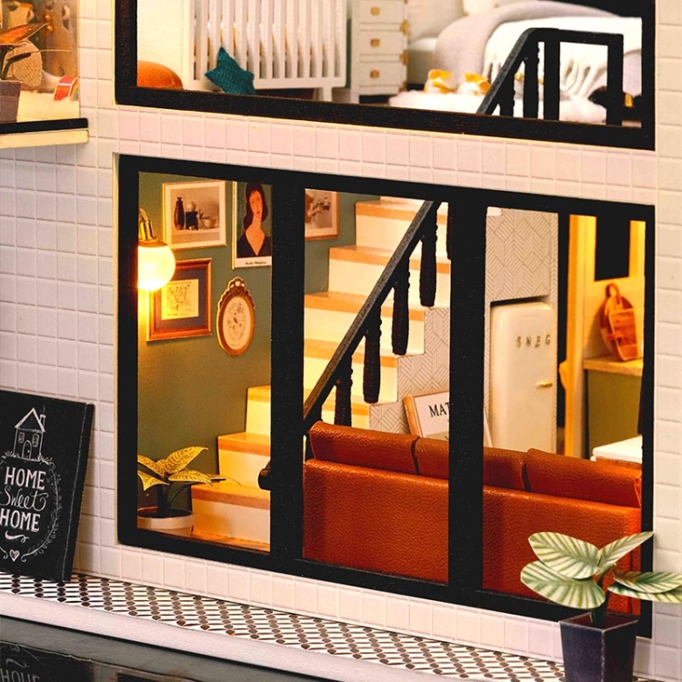 Miniaturowy domek - Nowoczesne wnętrze