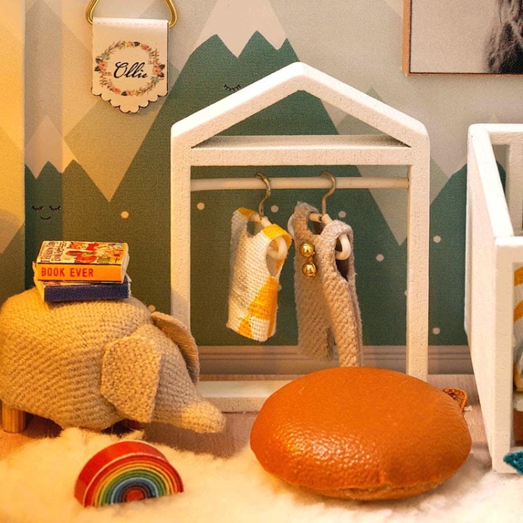 Miniaturowy domek - Nowoczesne wnętrze