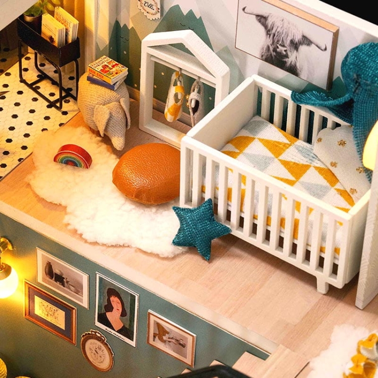 Miniaturowy domek - Nowoczesne wnętrze