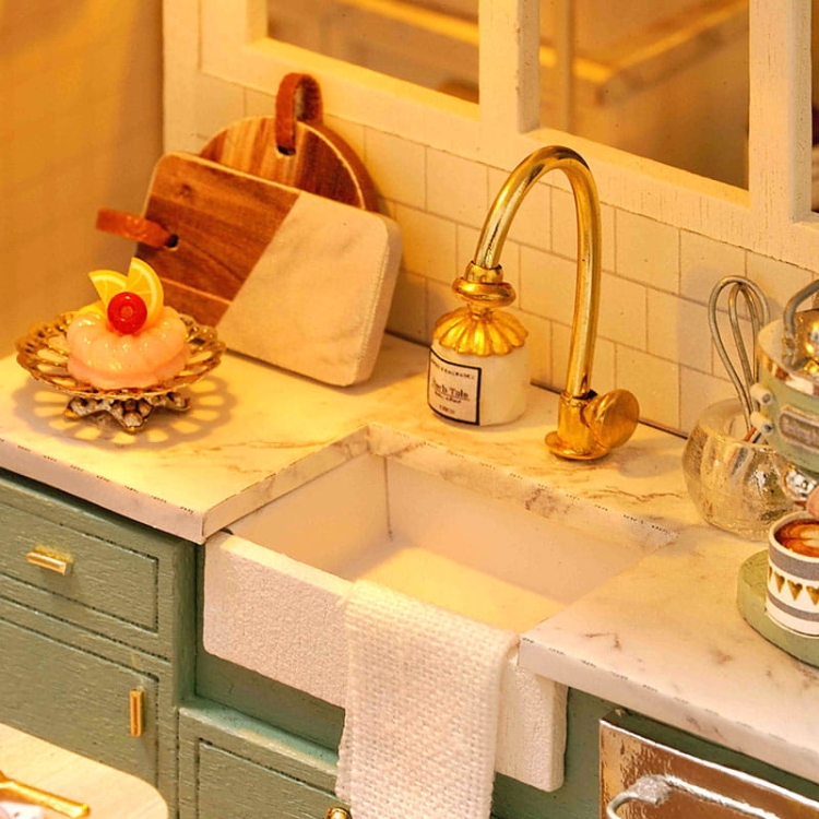 Miniaturowy domek - Nowoczesne wnętrze