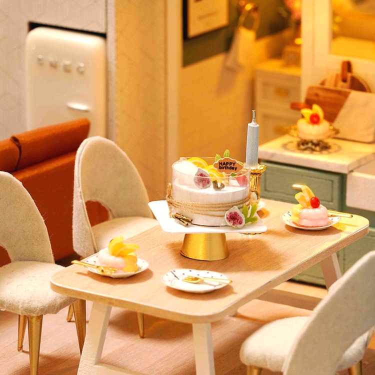 Miniaturowy domek - Nowoczesne wnętrze