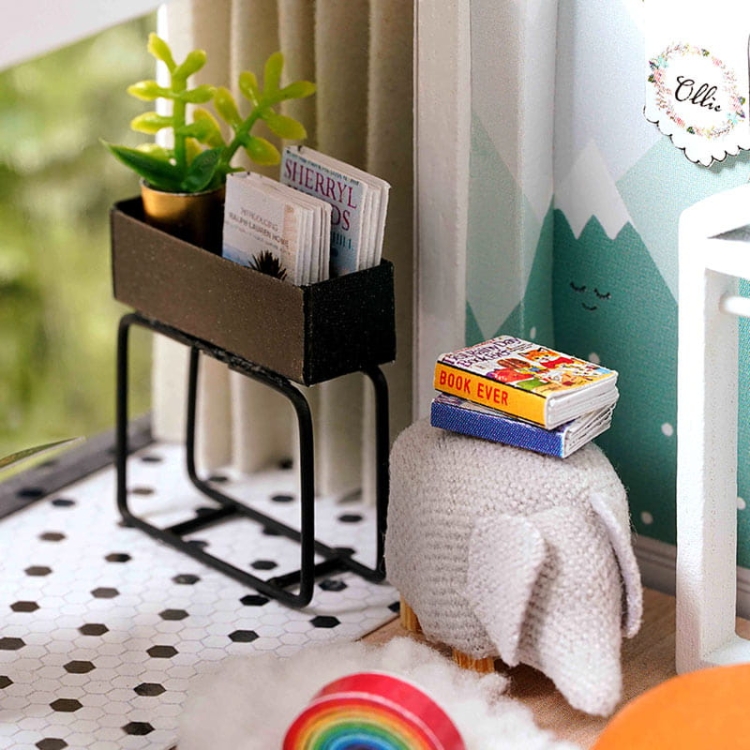 Miniaturowy domek - Nowoczesne wnętrze