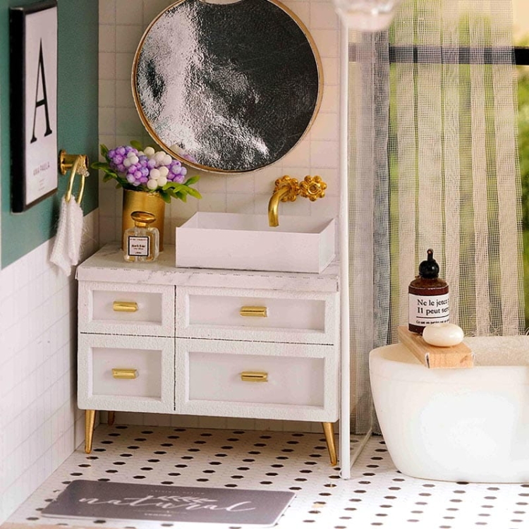 Miniaturowy domek - Nowoczesne wnętrze