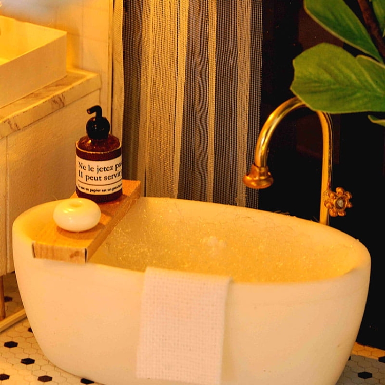 Miniaturowy domek - Nowoczesne wnętrze