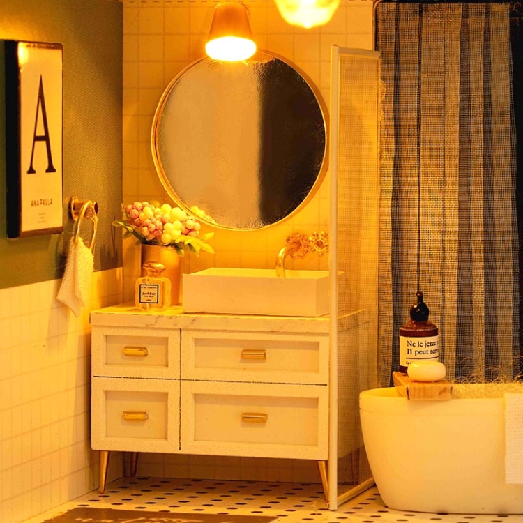 Miniaturowy domek - Nowoczesne wnętrze