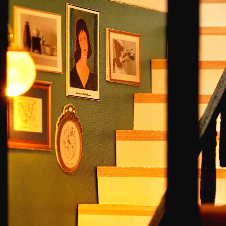 Miniaturowy domek - Nowoczesne wnętrze