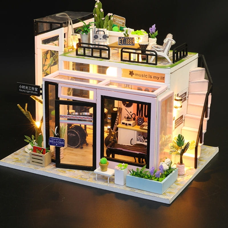 Miniaturowy domek - Muzyczny box